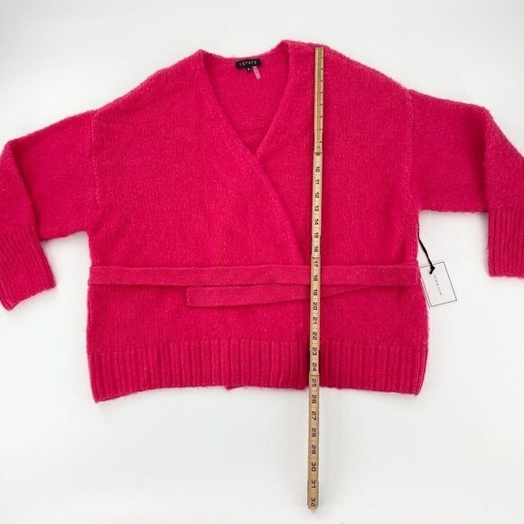 NWT 1.STATE Belted Cardigan Rapture Pink Size Small - Picture 10 of 12